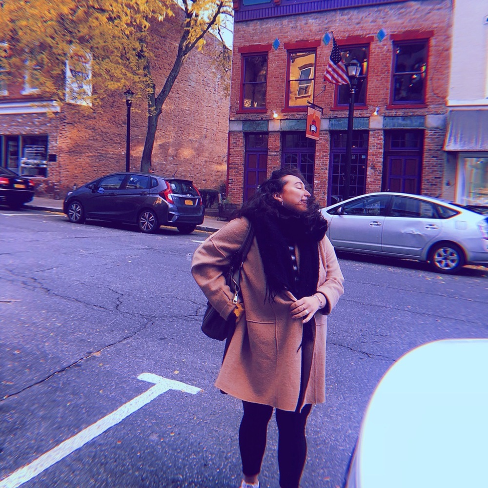 Jones New York Tan Wrap Coat